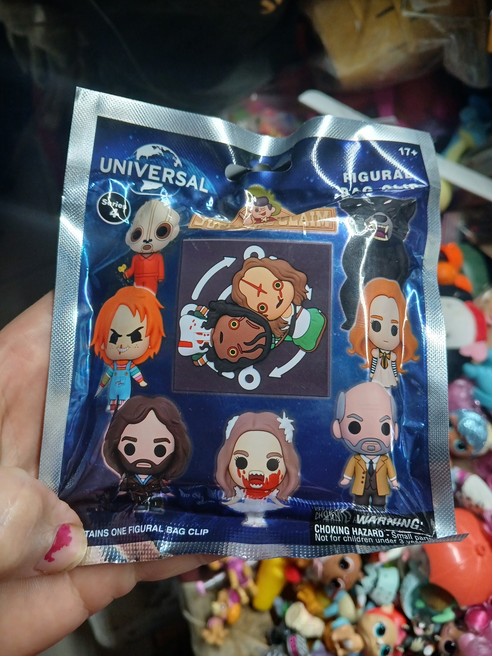 sealed Universal Horror Series 4 Blind Bag Figural Bag Clip by Monogram